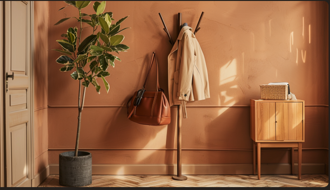 porte manteau en bois