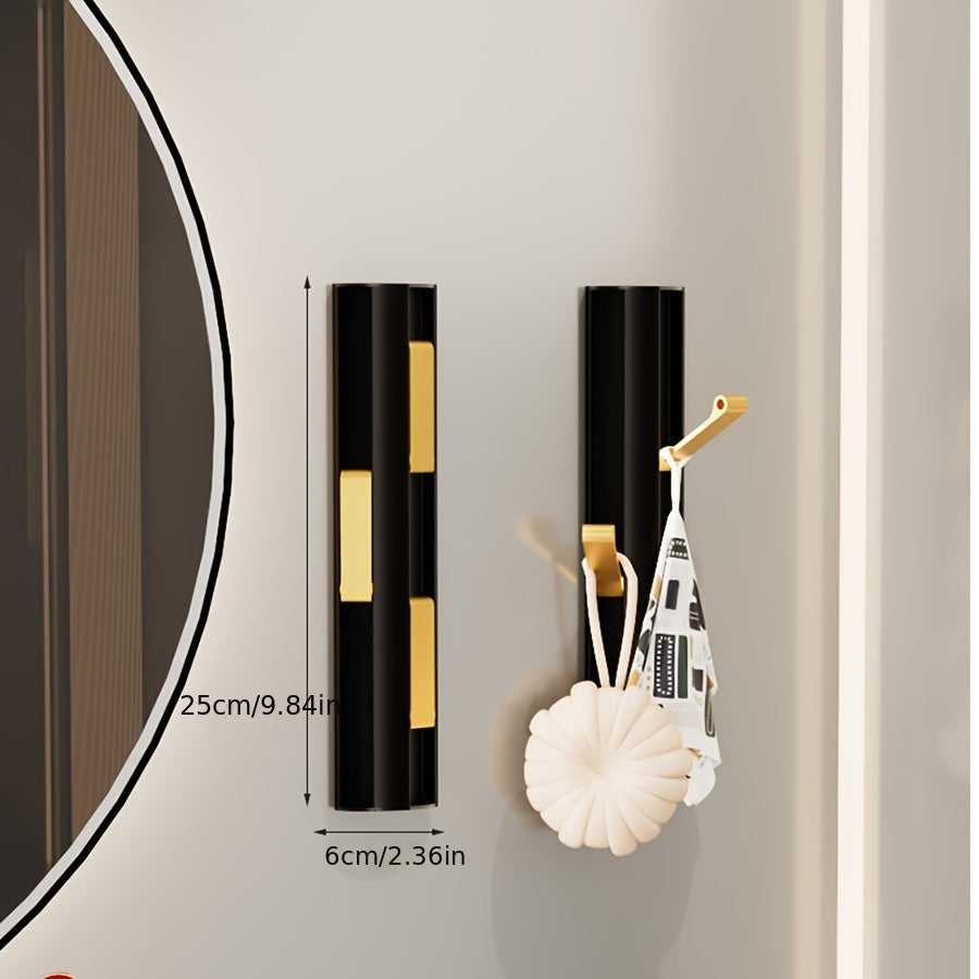 Porte manteau mural noir design