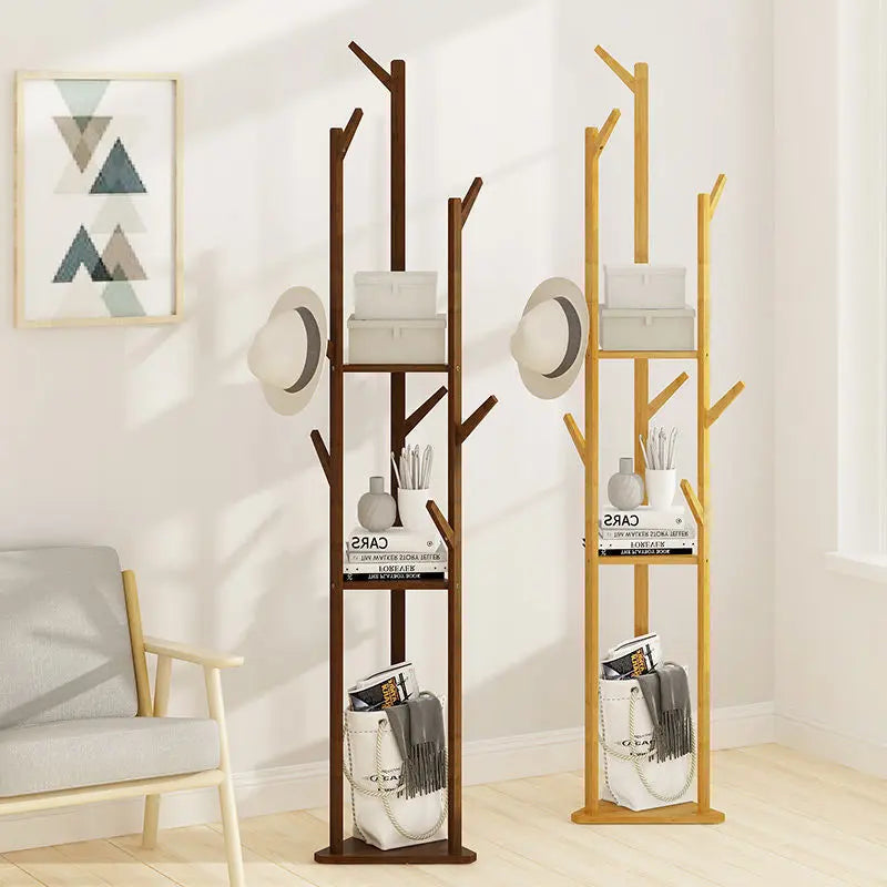 Bambou porte manteau scandinave