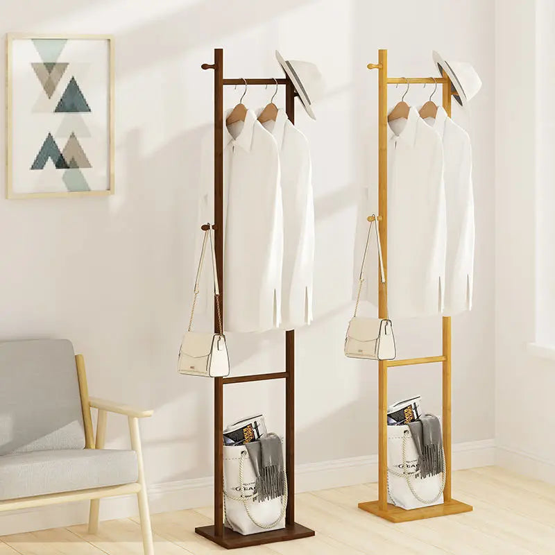 Bambou porte manteau scandinave