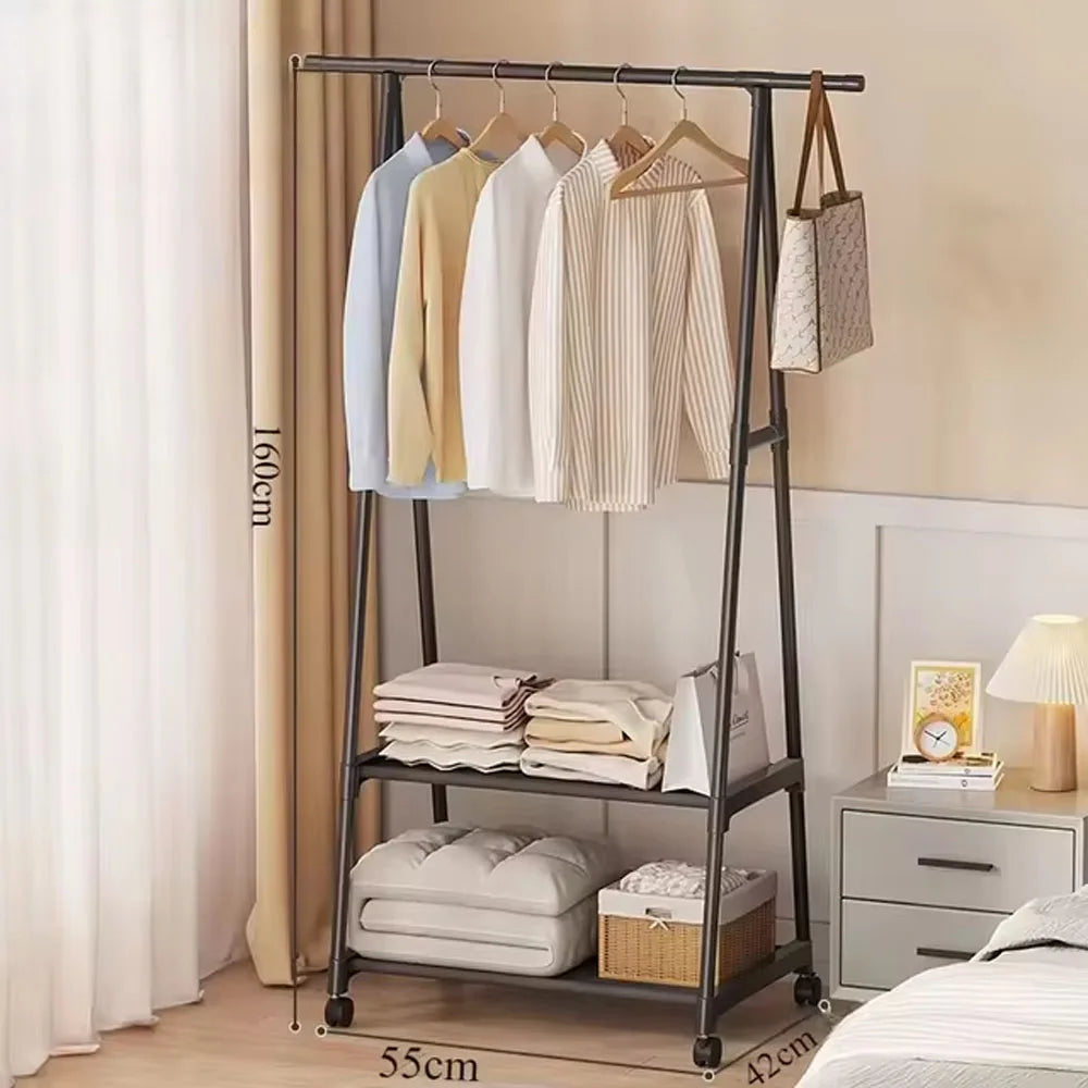porte manteau vetement penderie sur roulettes