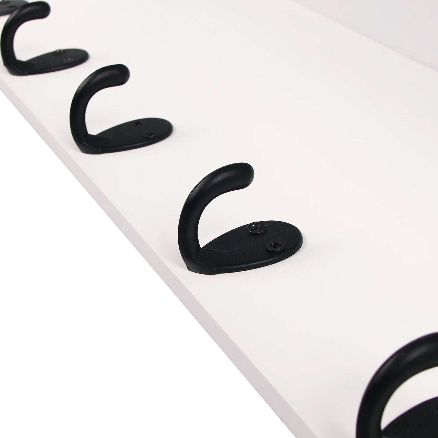 porte manteau mural blanc