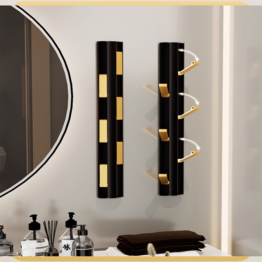 Porte manteau mural noir design