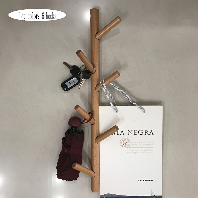 Porte manteau mural arbre