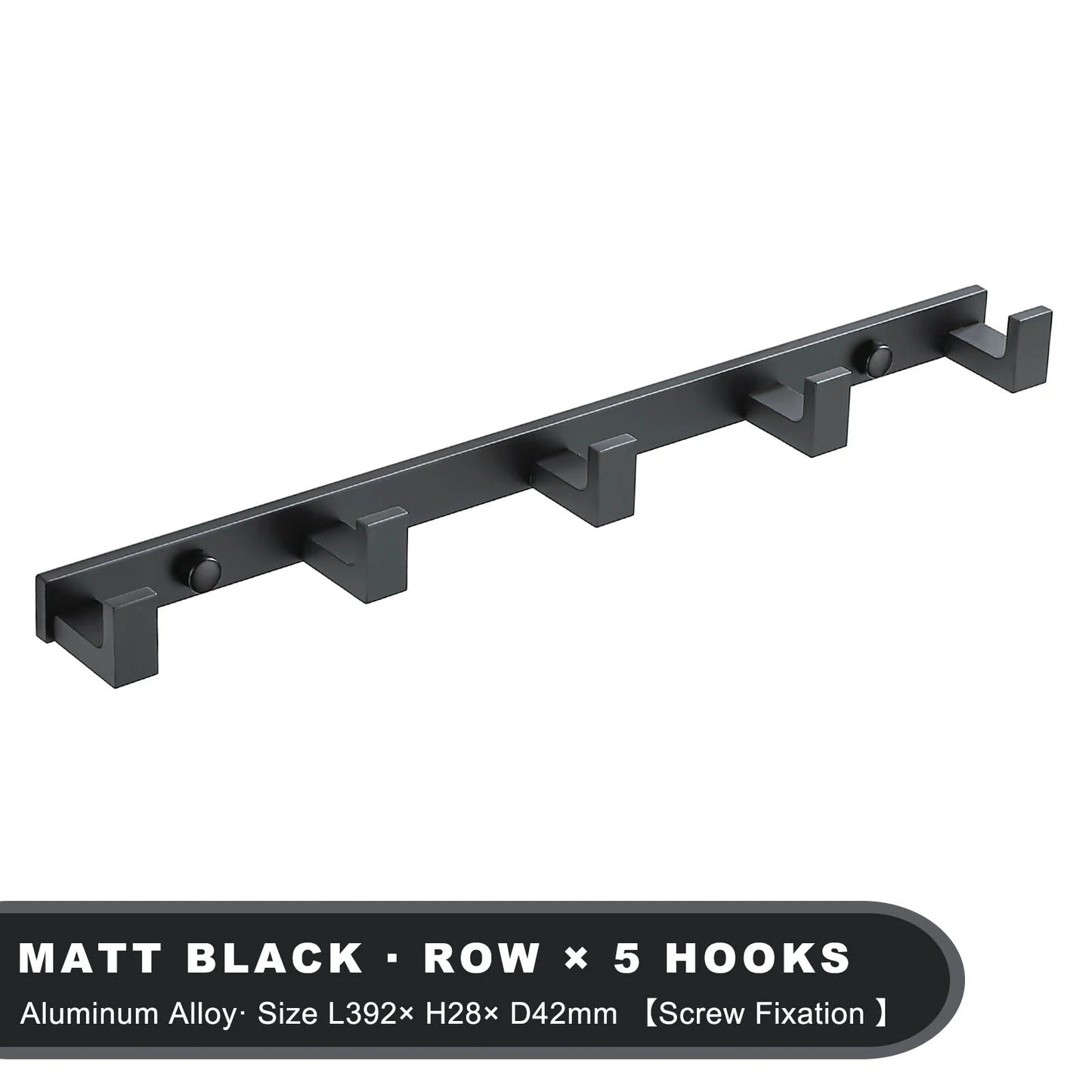 patère porte manteau noir modèle 2