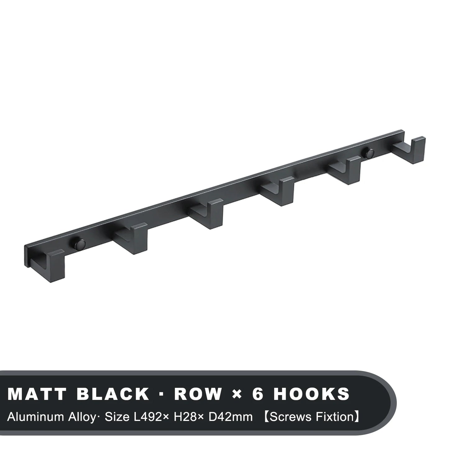 patère porte manteau noir modèle 3