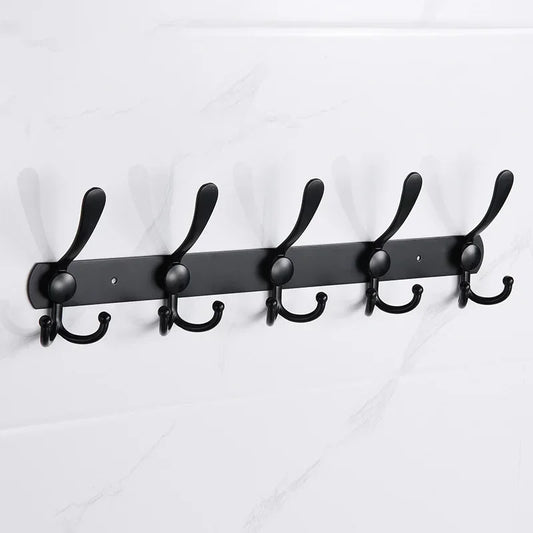 porte manteau 5 patères noir