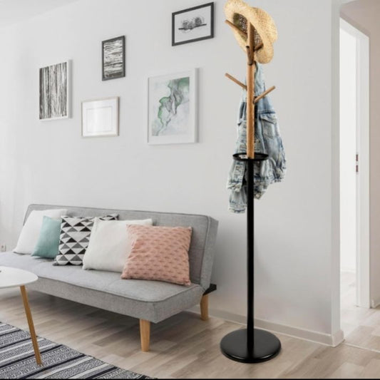 porte manteau bois metal