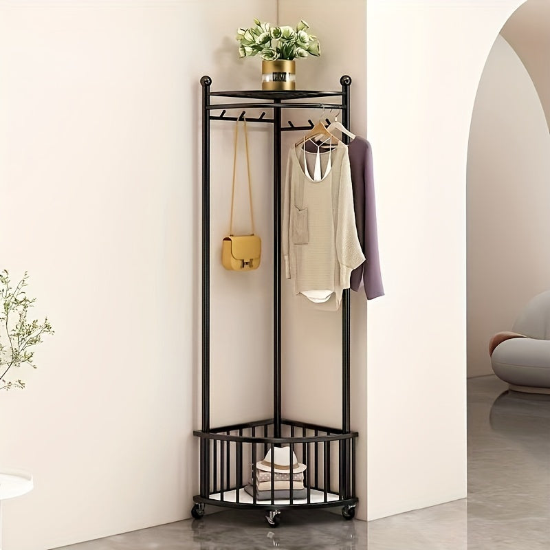 porte manteau d'angle noir