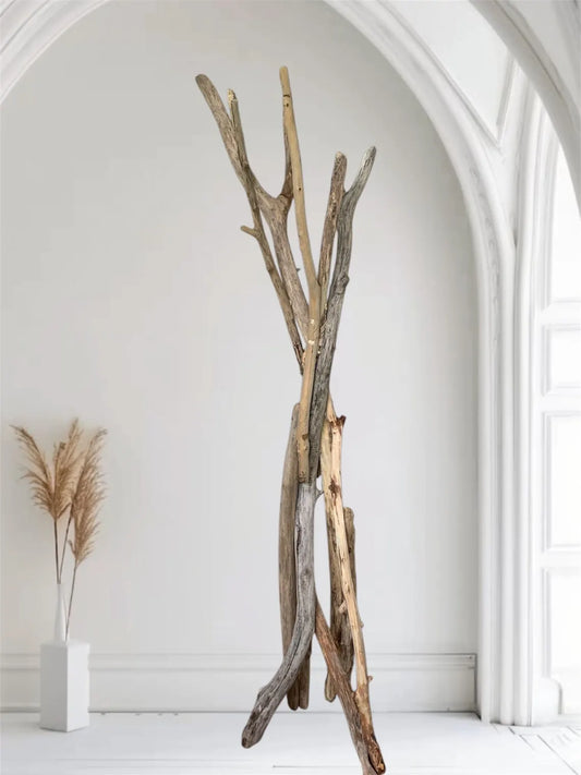 porte manteau en bois flotté