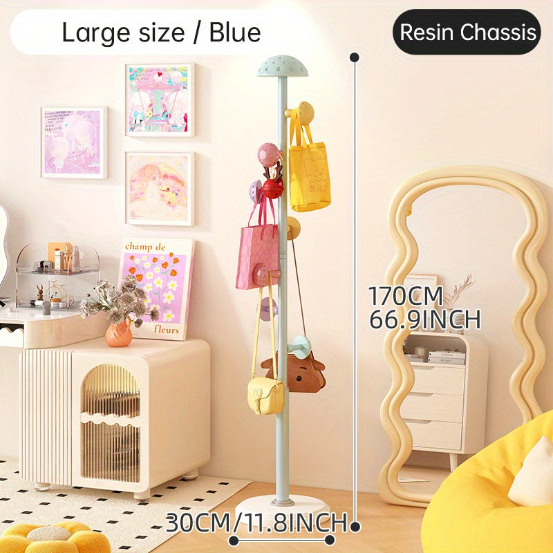 porte manteau enfant bleu