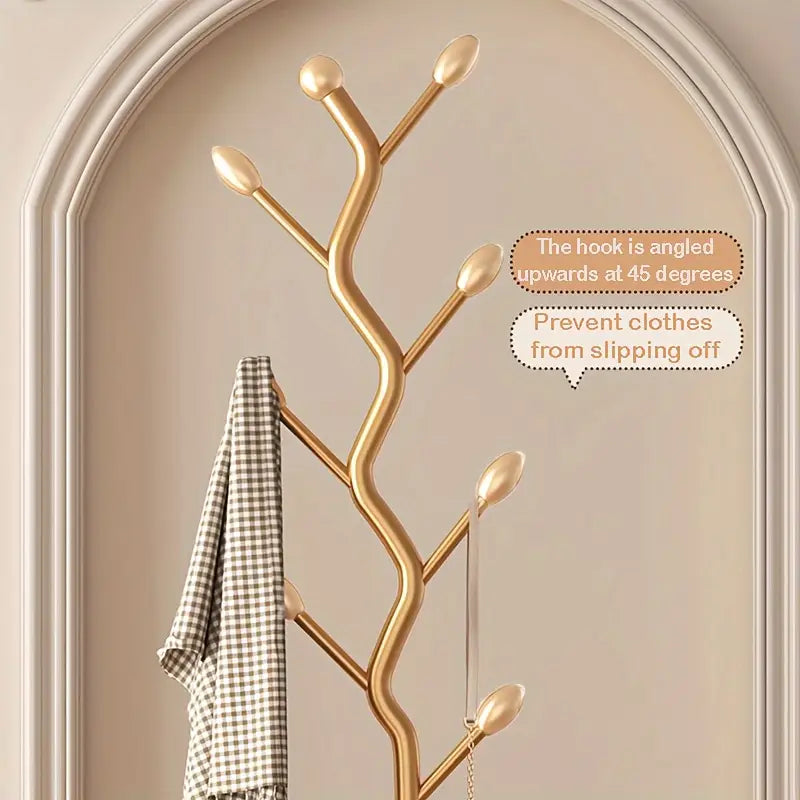 porte manteau moderne doré