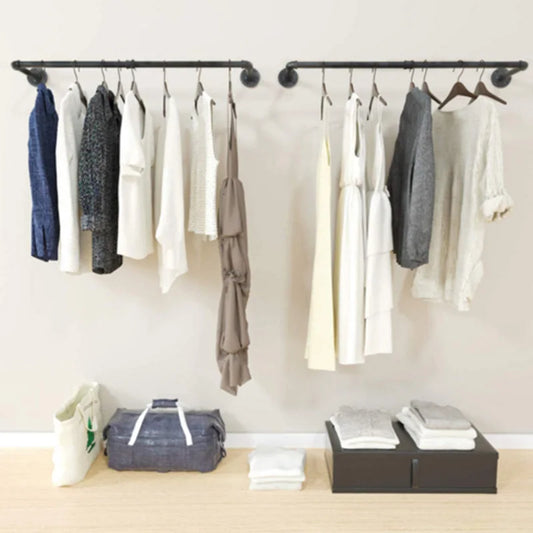 porte manteau mural  metal noir