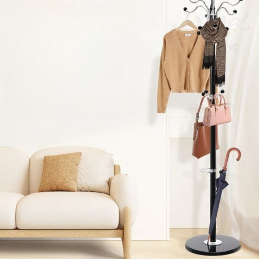 porte manteau vintage boules noir