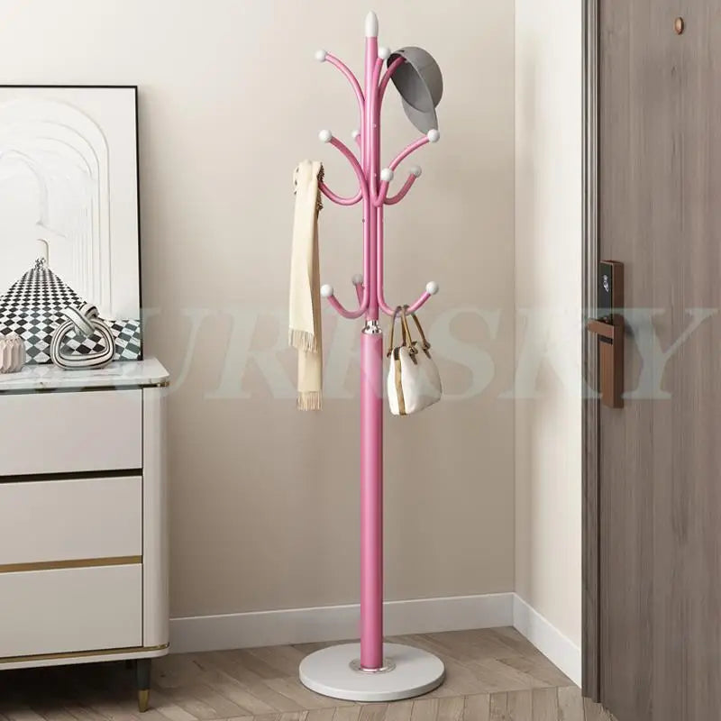 porte manteau vintage rose
