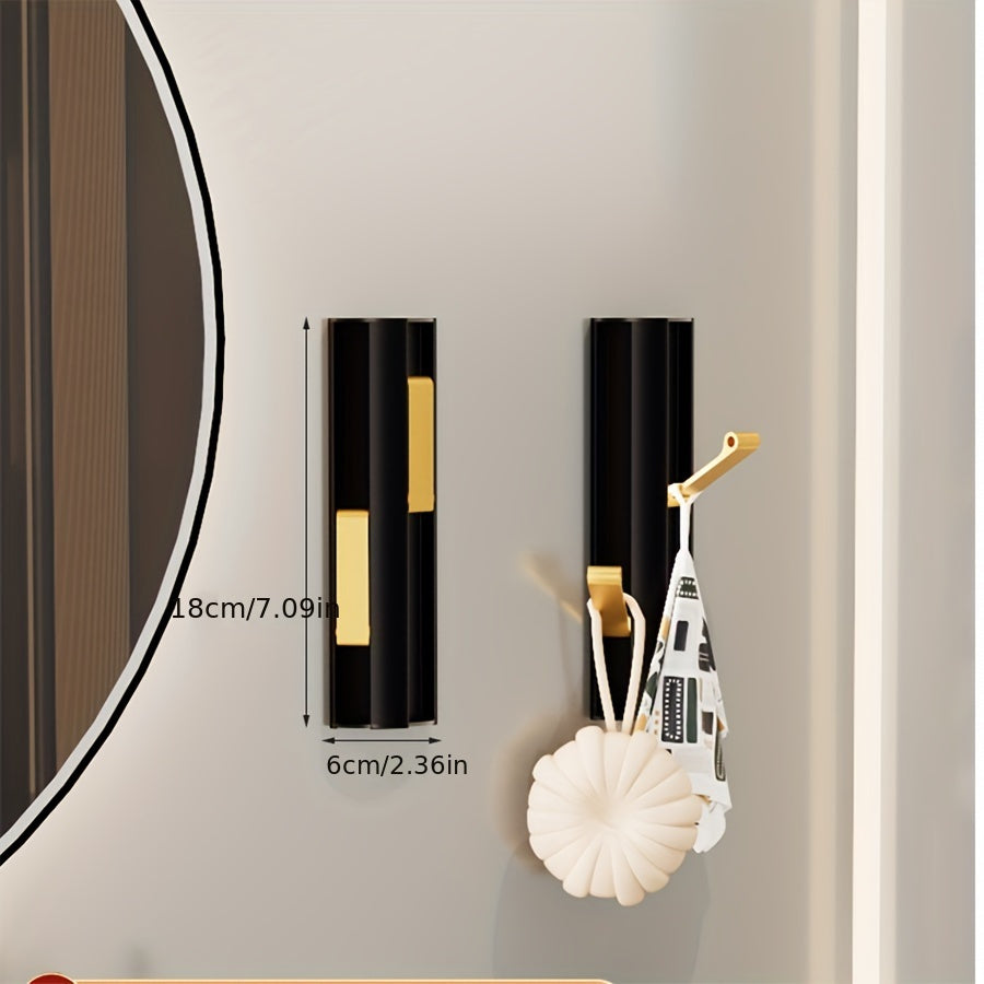 Porte manteau mural noir design