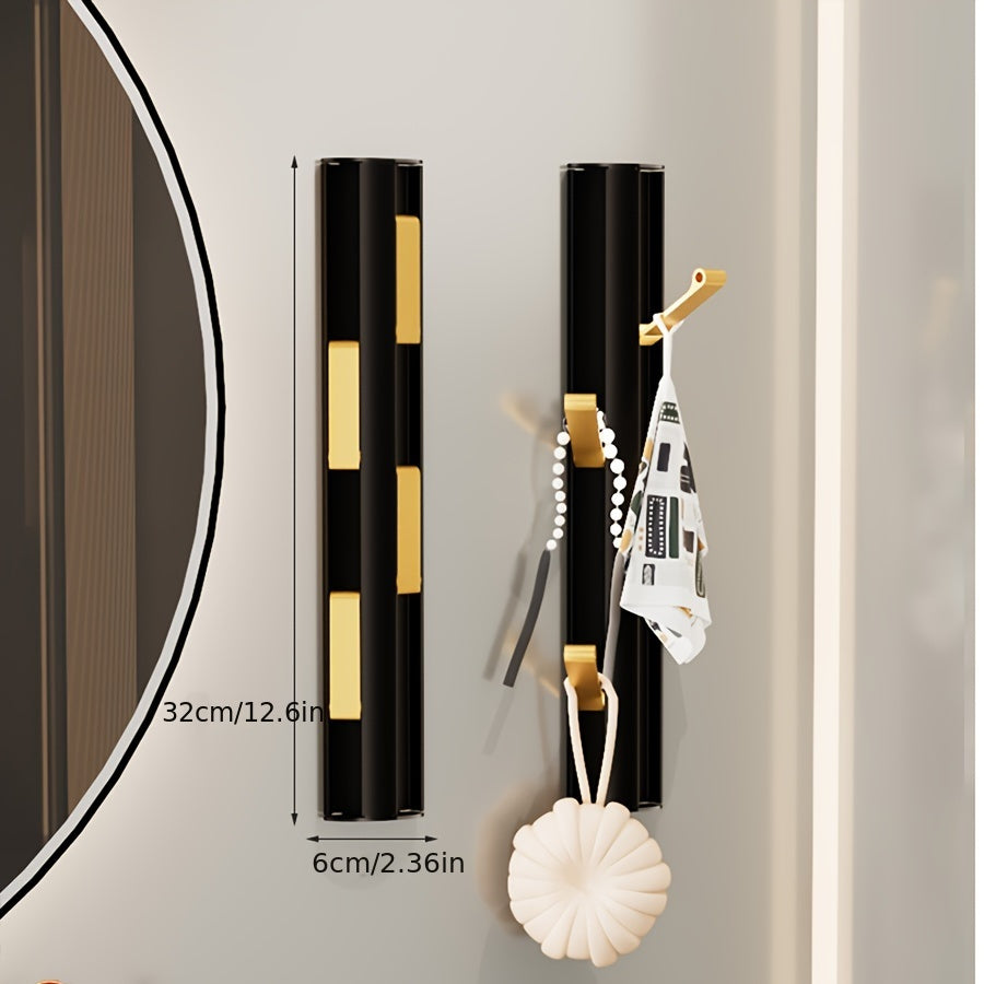 Porte manteau mural noir design