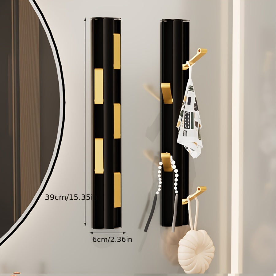 Porte manteau mural noir design