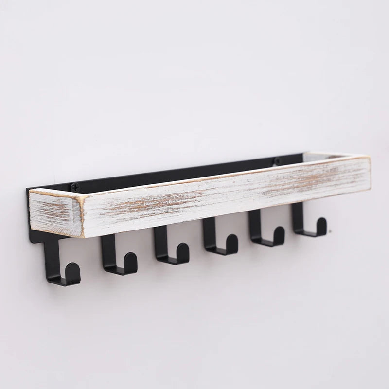porte manteau et patere rétro blanc