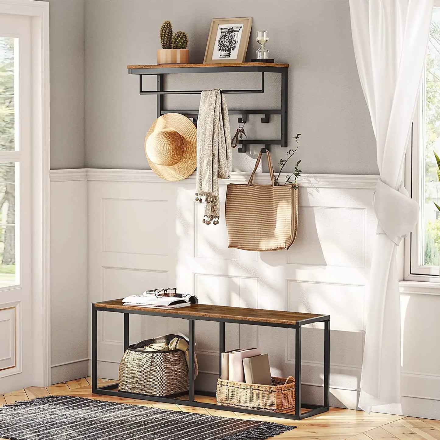 porte manteau mural pour entrée