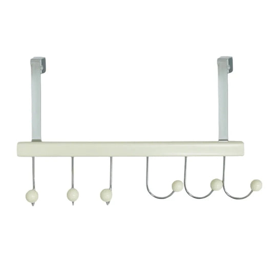 Porte manteau pour salle de  bain métal blanc