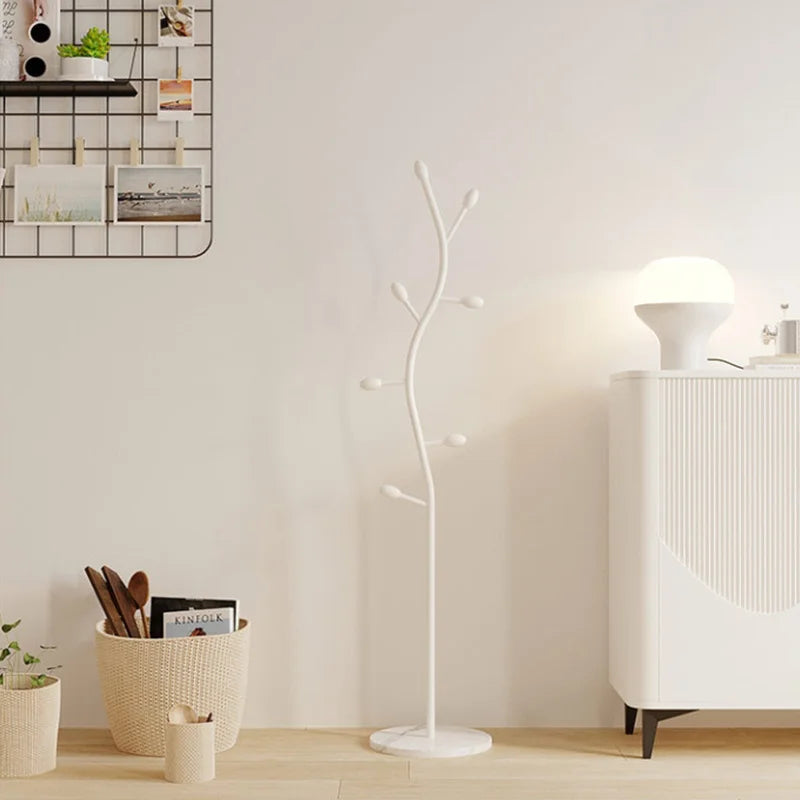 porte manteau sur pied design blanc