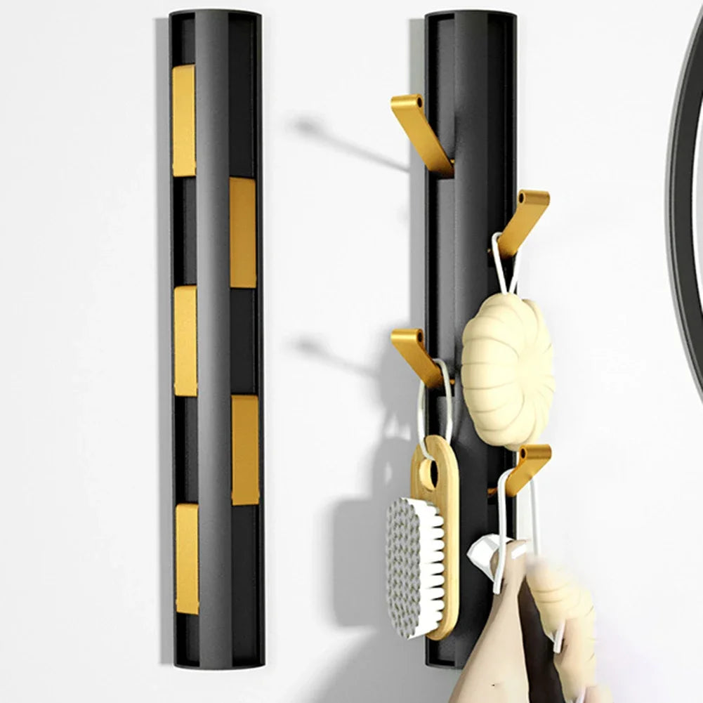 porte manteau mural  noir design
