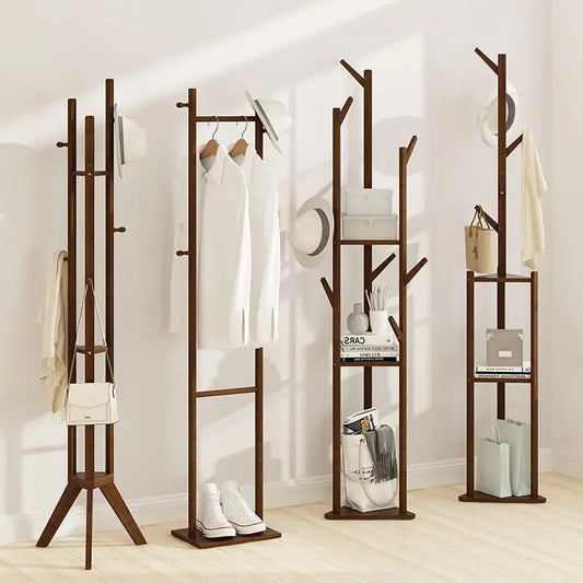 bambou porte manteau scandinave