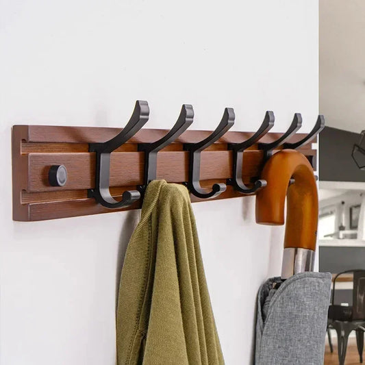 porte manteau mural bambou