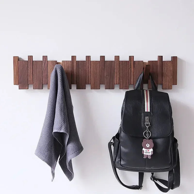 patere porte manteau bois