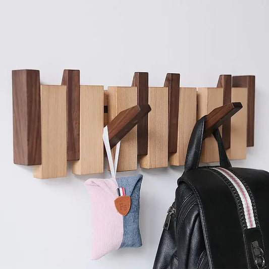 patere porte manteau bois