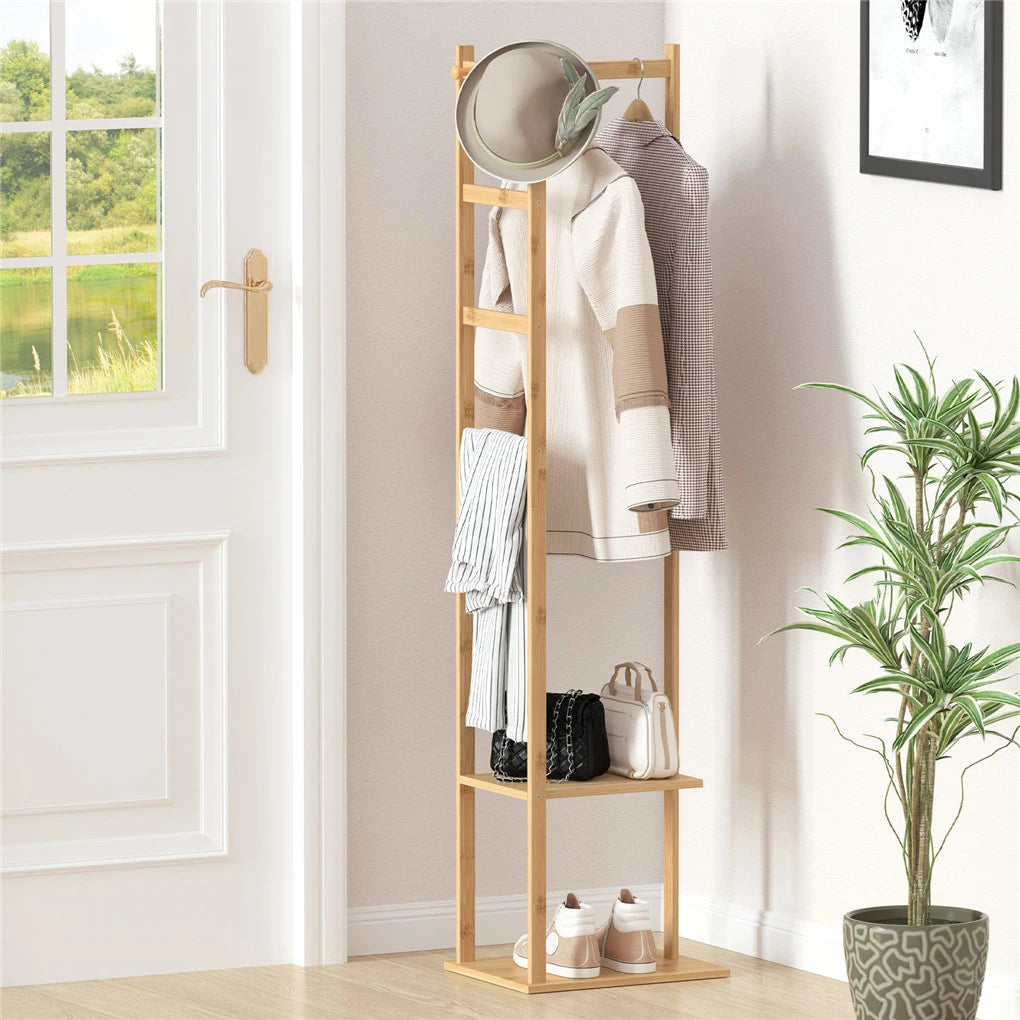 porte manteau d'angle  bois