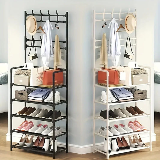 meuble chaussure avec porte manteau
