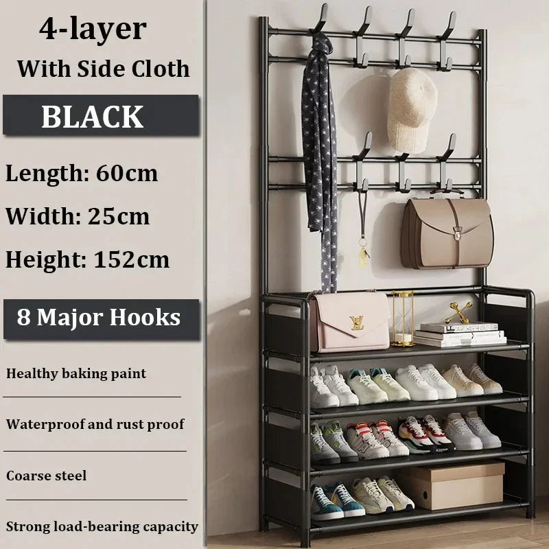 meuble chaussure avec porte manteau