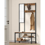 meuble d'entrée avec miroir et porte manteau - Vignette | Ma boutique