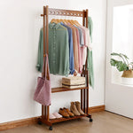Meuble porte manteau en bois - Vignette | Ma boutique