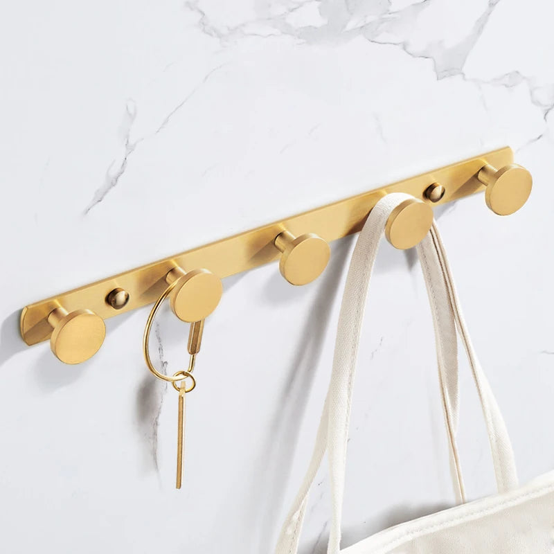 patère en laiton corail