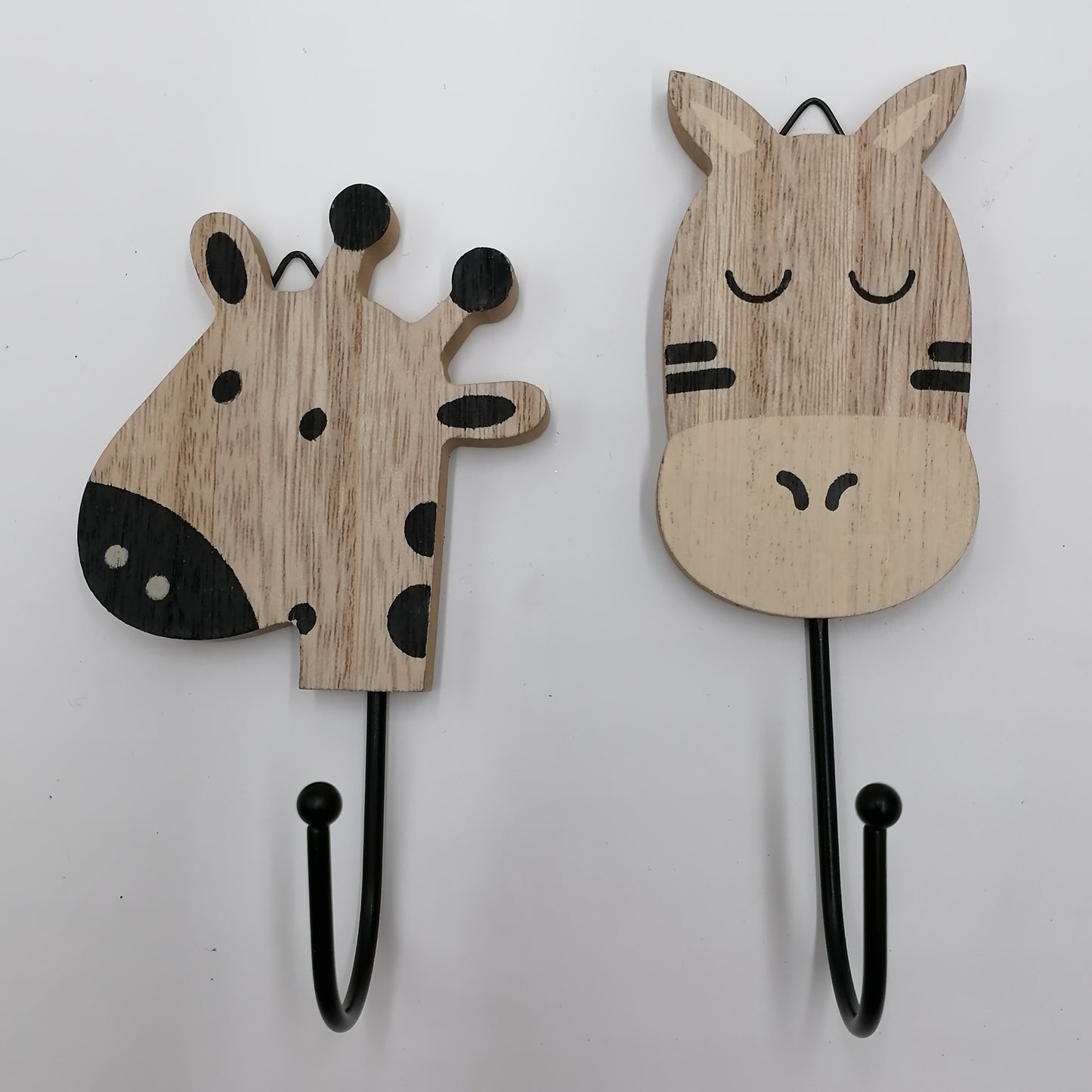 patère enfant girafe et âne