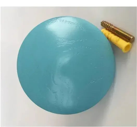 patère ronde bleu ciel