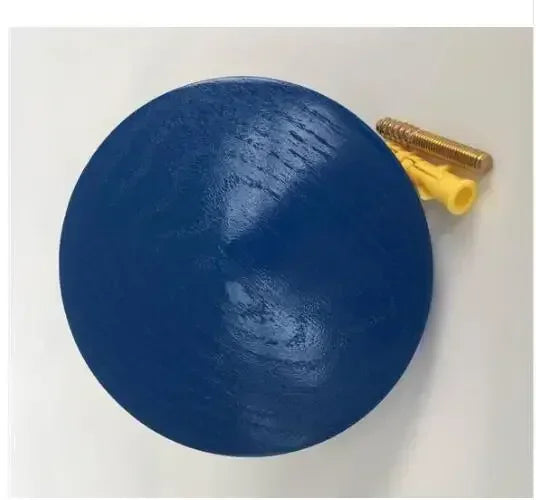 patère ronde bleue foncé