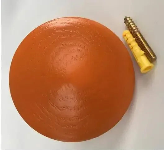 patère ronde orange