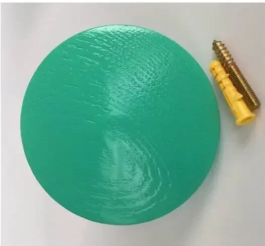 patère ronde vert clair