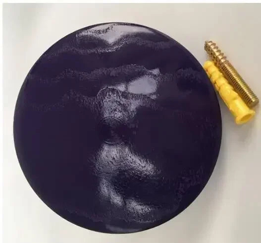 patère ronde violette