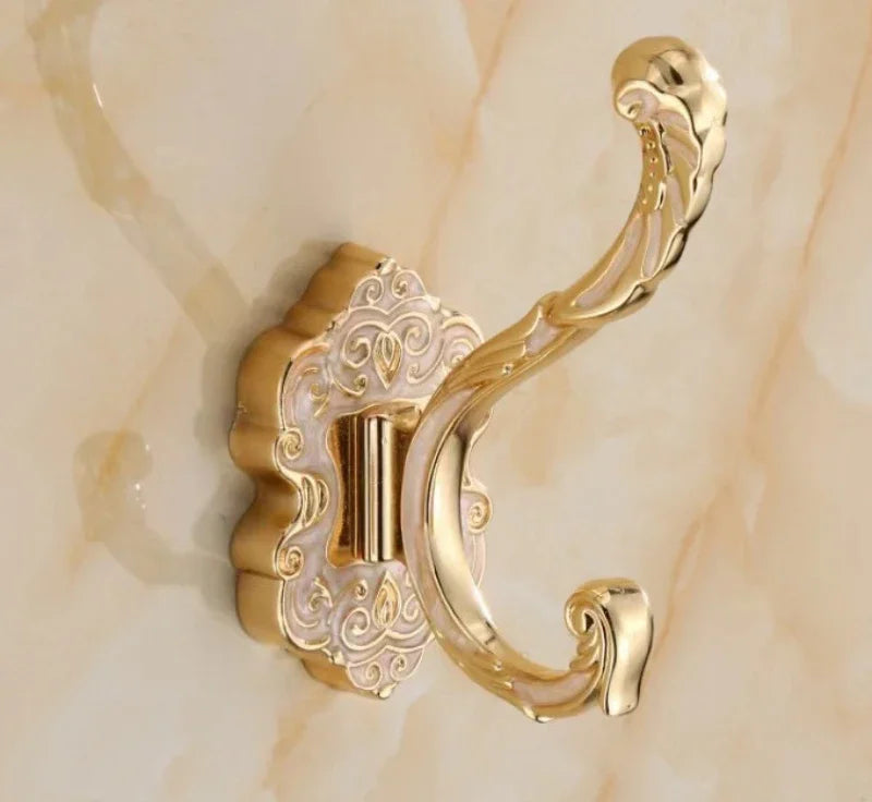 patère vintage marron