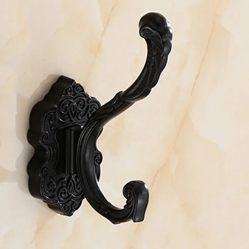 patère vintage noire