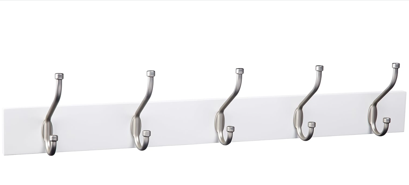 patères porte manteaux pour entrée blanc