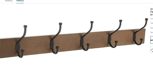 patères porte manteaux pour entrée bois brut