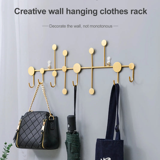 patere porte manteau dorée modèle 1