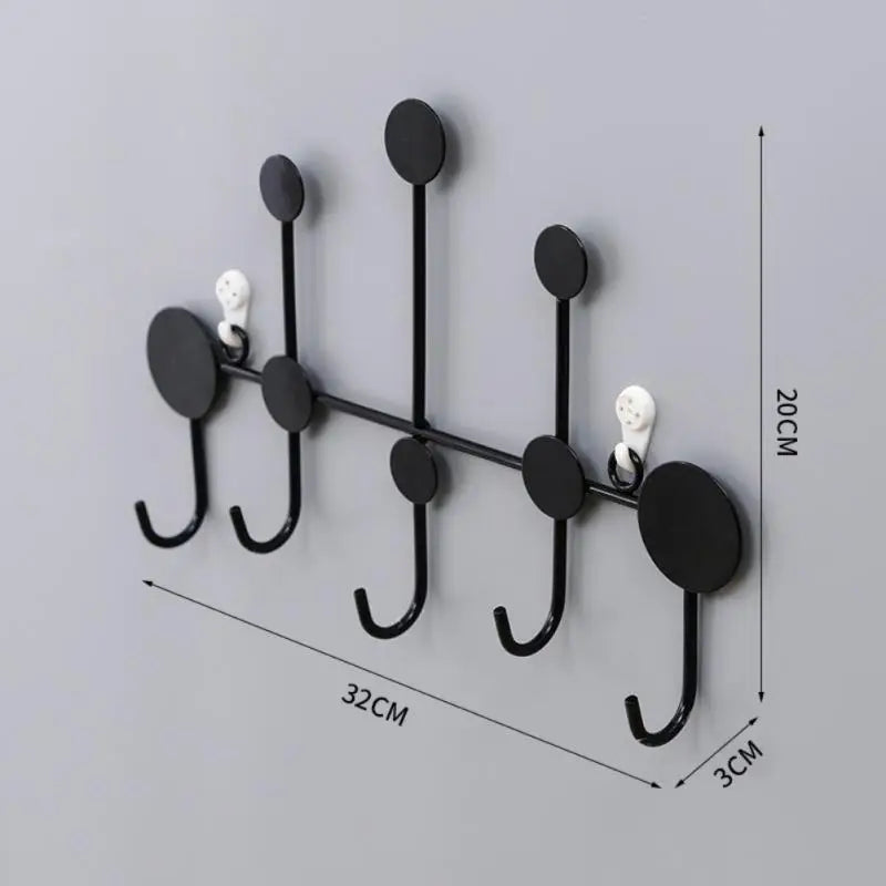 patere porte manteau noire modèle 4