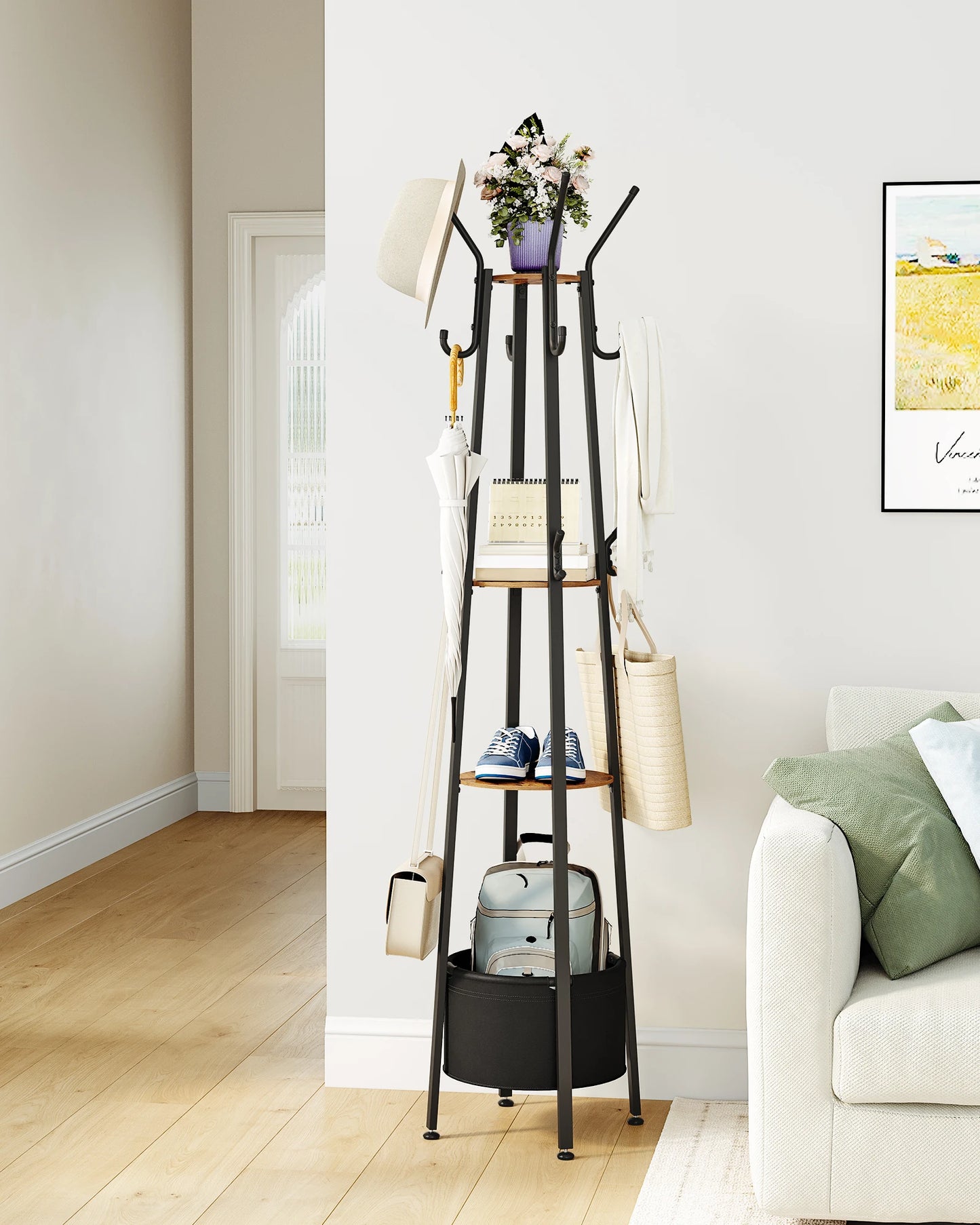 porte manteau avec etagere